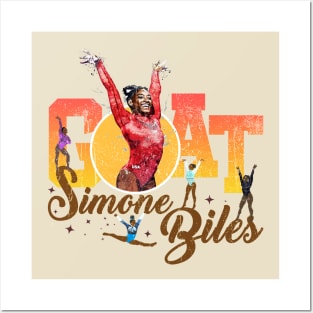 Goat Simone Biles Posters and Art